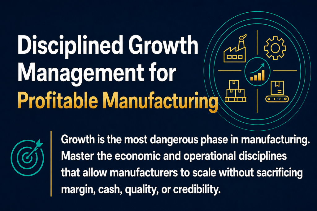 disciplined growth management for profitable manufacturing