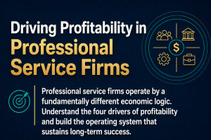 Driving Profitability in Professional Service Firms: Economic Drivers and Leadership