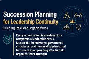 Succession Planning for Leadership Continuity: Building Resilient Organizations