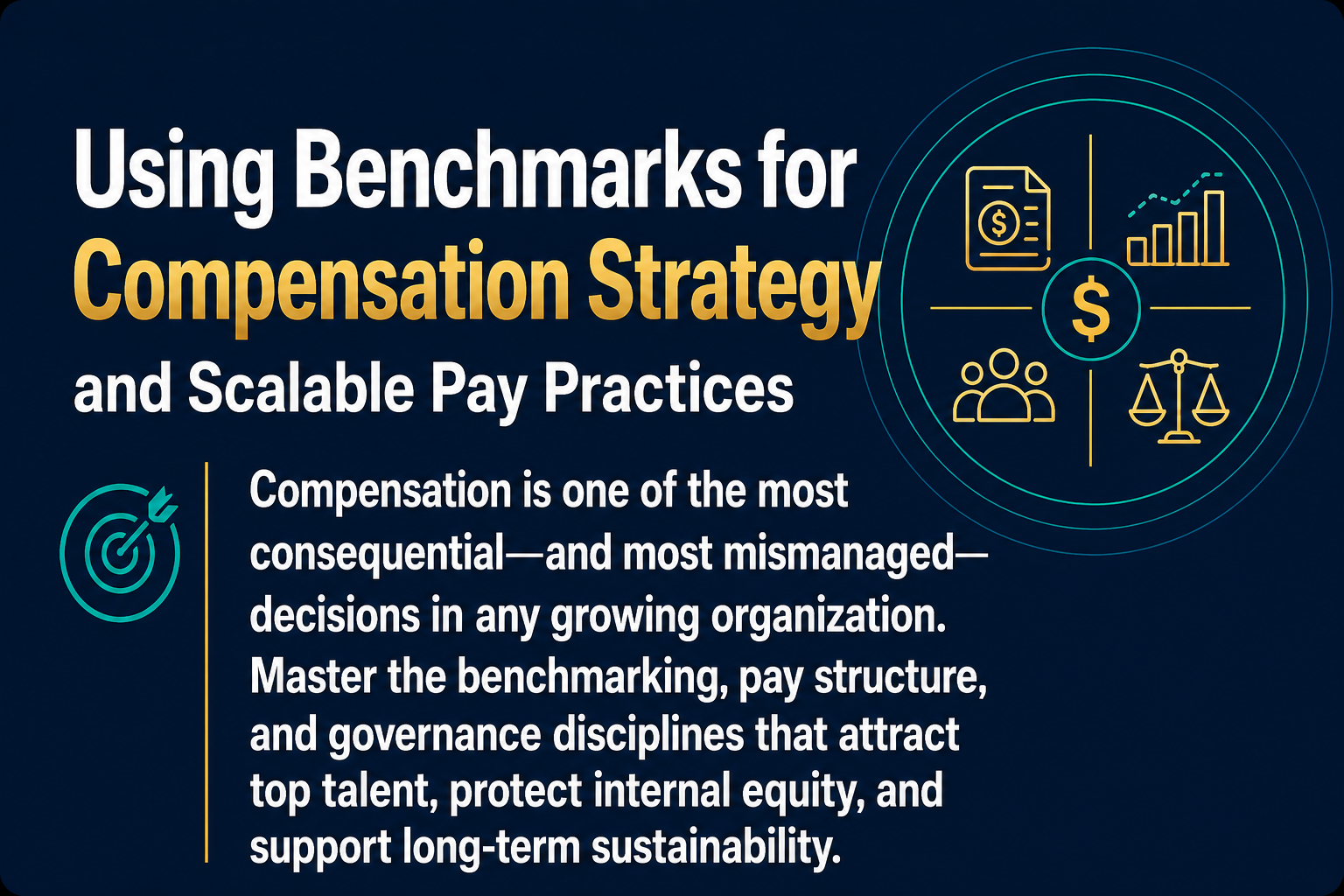 using benchmarks for compensation strategy and scalable pay practices